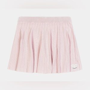 NWT Juicy Couture Pale Pink Tennis Pleated Skirt Size M